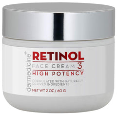 Dermedicine Retinol Cream 3% Blend bottle highlights a potent night formula for smoother skin.