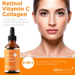 Dermedicine serum-ingredients-visual highlights key actives optimizing radiance and skin tone