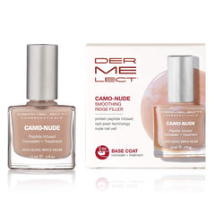 Dermelect Camo-Nude Concealer Base Coat smooths ridges with a universal nude tint.