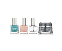 Dermelect Nail Recovery System bottle shown for at-home hydration and care.