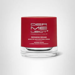 Dermelect Redness Rehab skin close-up shows balanced, comfortable texture.