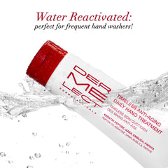 Dermelect Timeless Hand Treatment cream swirl demonstrates rich, fast-absorbing moisture for daily use