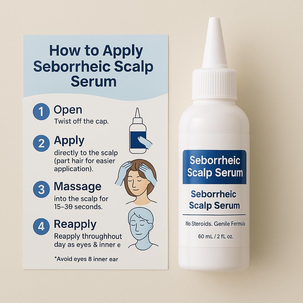 Dermgentle serum on skin close-up showing soothing texture.