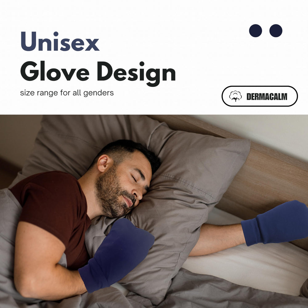 DermaCalm secure-fit strap close-up for dependable night wear