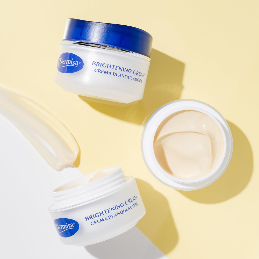Dermisa Brightening Cream with arbutin helps even complexion gently.