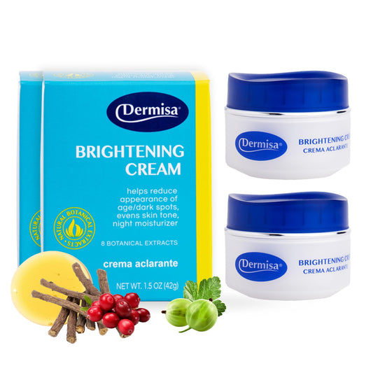 Dermisa Brightening Cream with kojic acid for radiant, even-toned skin.