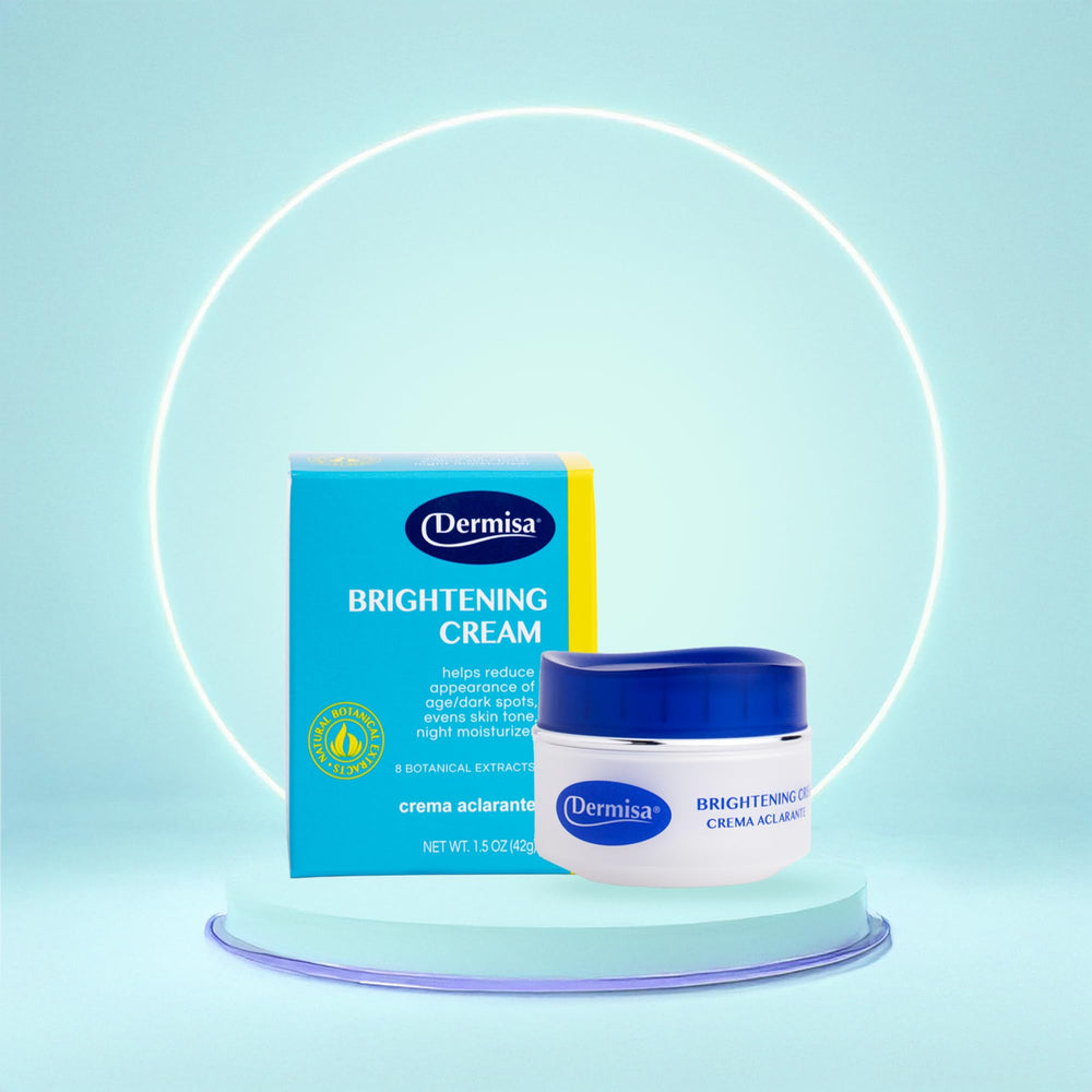 Dermisa Brightening Cream with licorice extract enhances brightness and even tone.