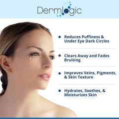 Dermlogic Vitamin K Cream spider vein detail highlights improved microcirculation benefits.