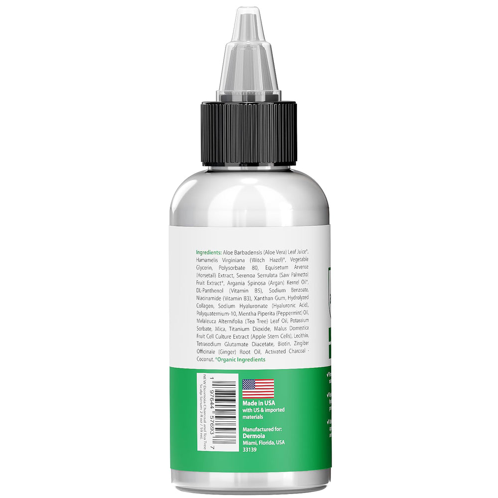 DERMOIA application being massaged onto the scalp for even coverage
