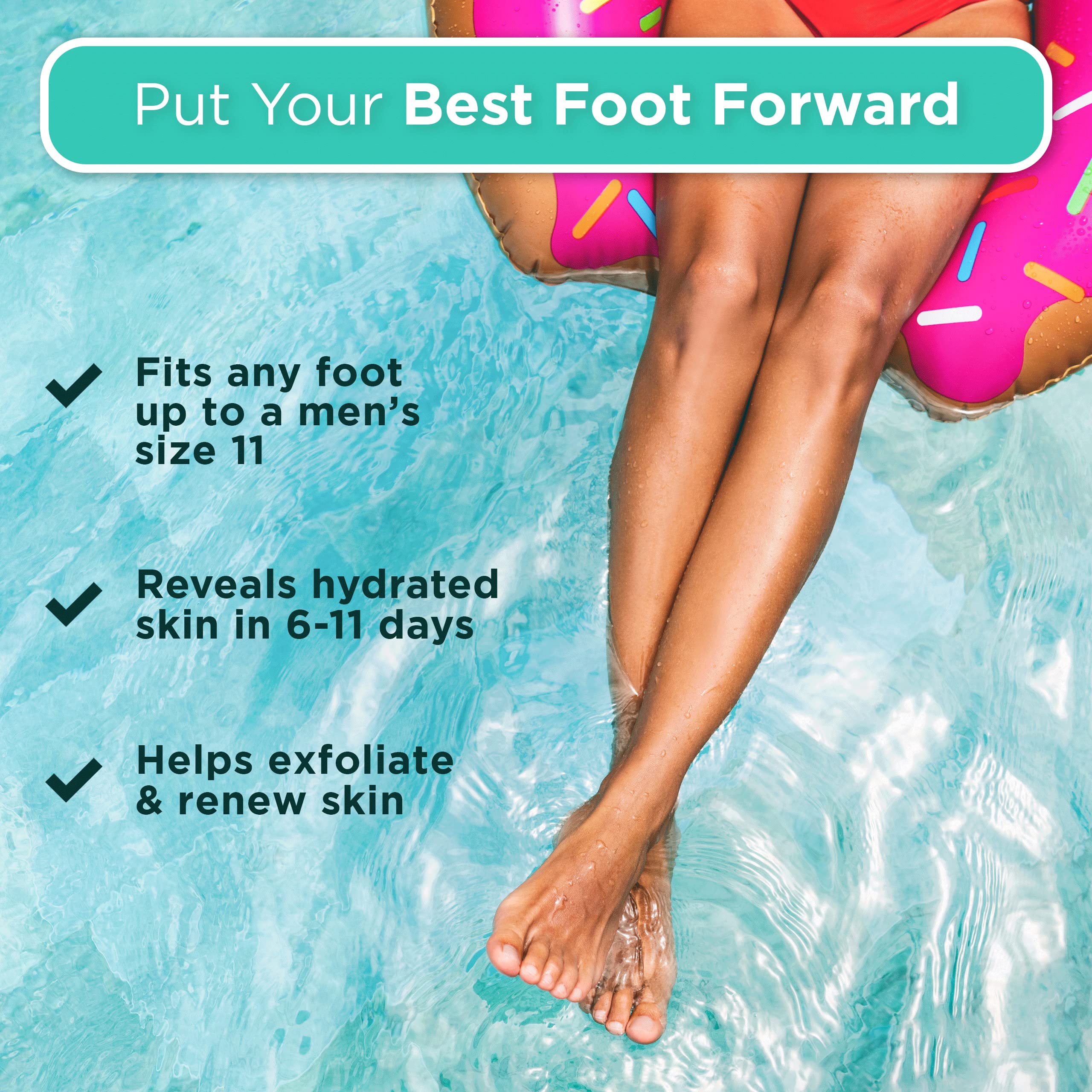 DERMORA Foot Peel Mask Original Scent for a refreshing at-home session.