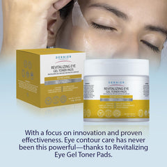 Dernier Under Eye Patches ingredient focus on caffeine and hyaluronic acid.