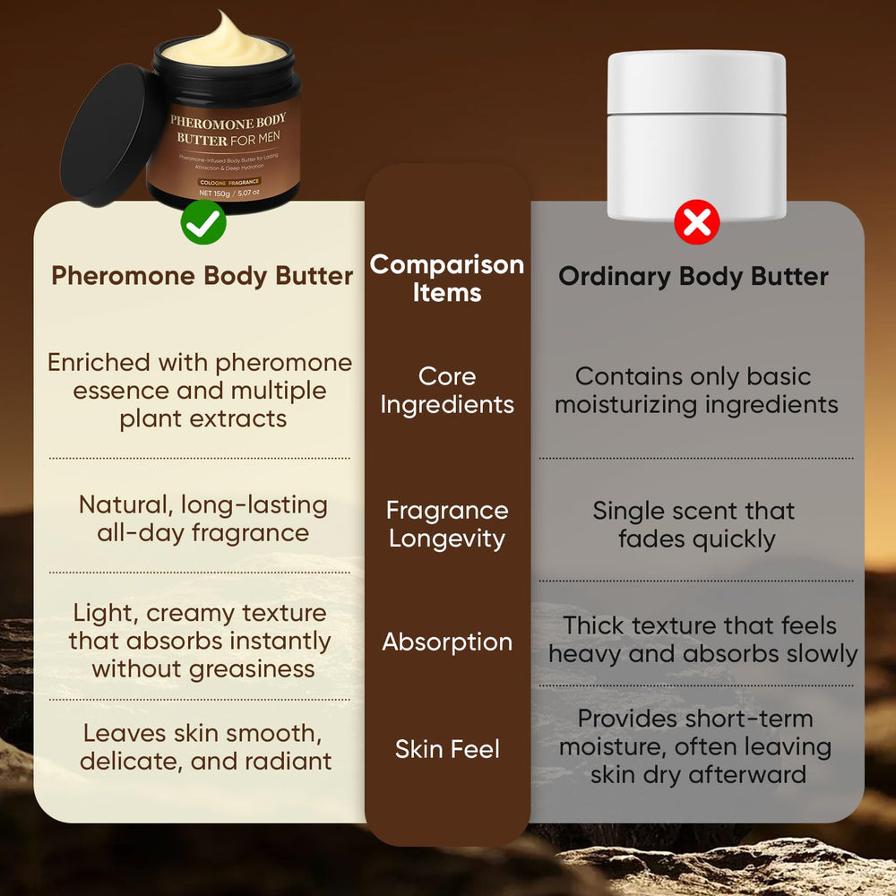 Derperzi pheromone body butter applying on shoulders demonstrates easy daily use.