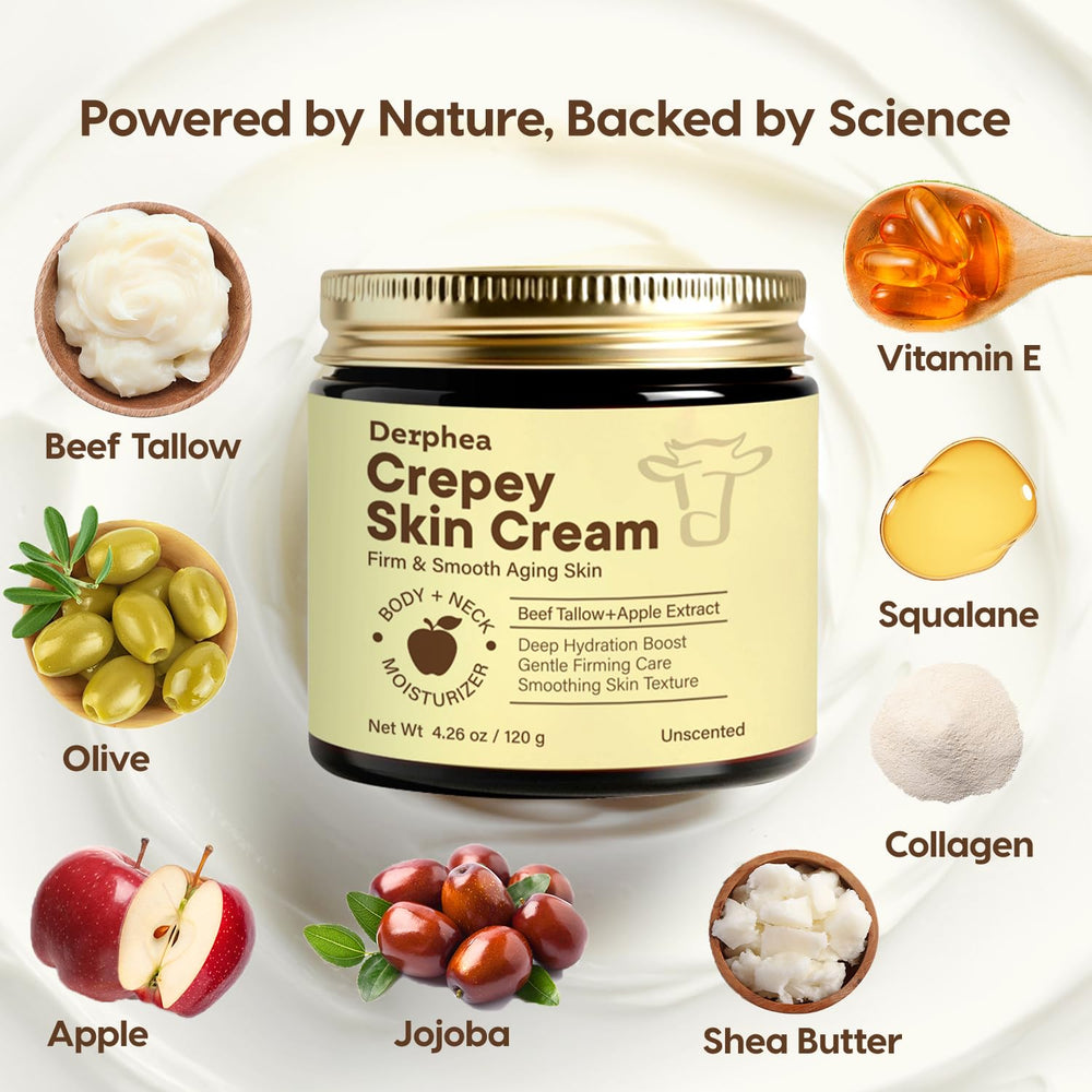 DERPHEA chest-area application supports smoother, hydrated skin.
