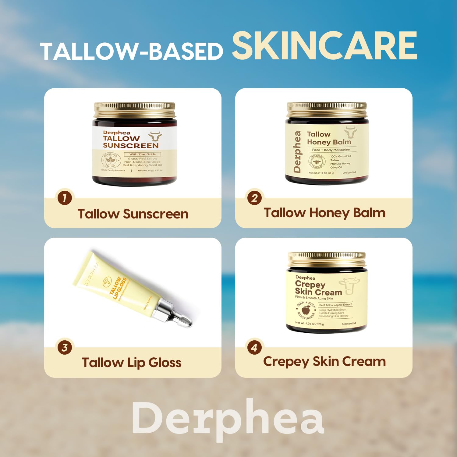 DERPHEA supports dry skin with lasting hydration and comfort