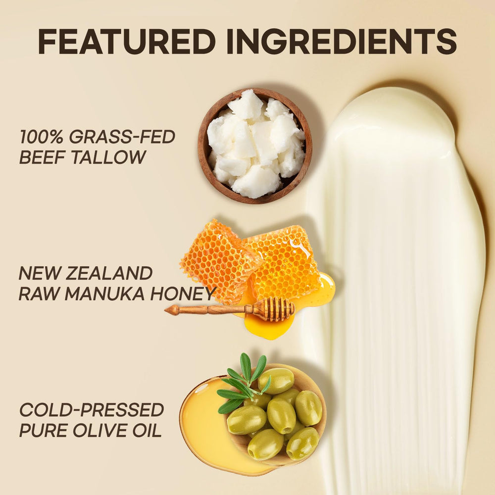 DERPHEA crepey cream with raw Manuka honey for soothing care