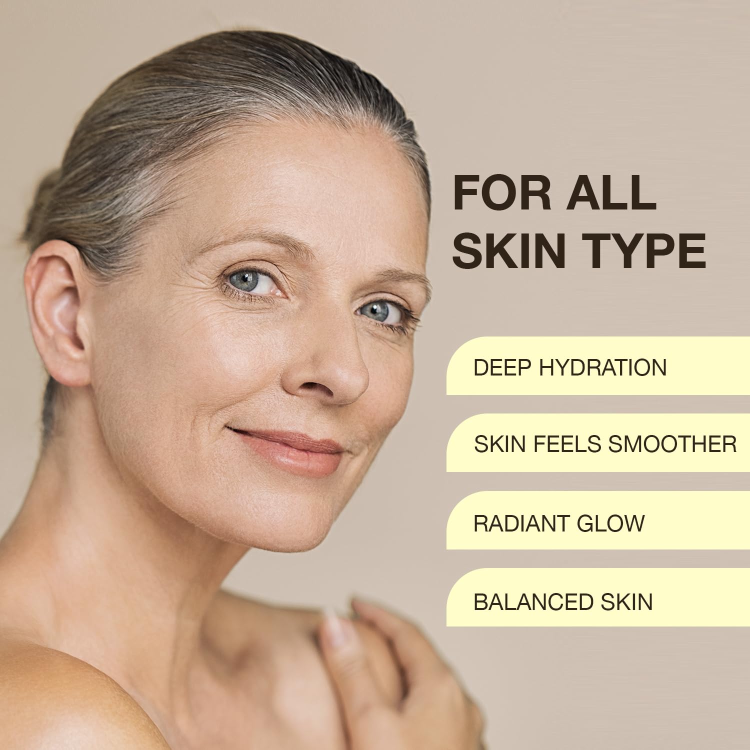DERPHEA crepey skin repair cream texture ready for daily application on crepey areas