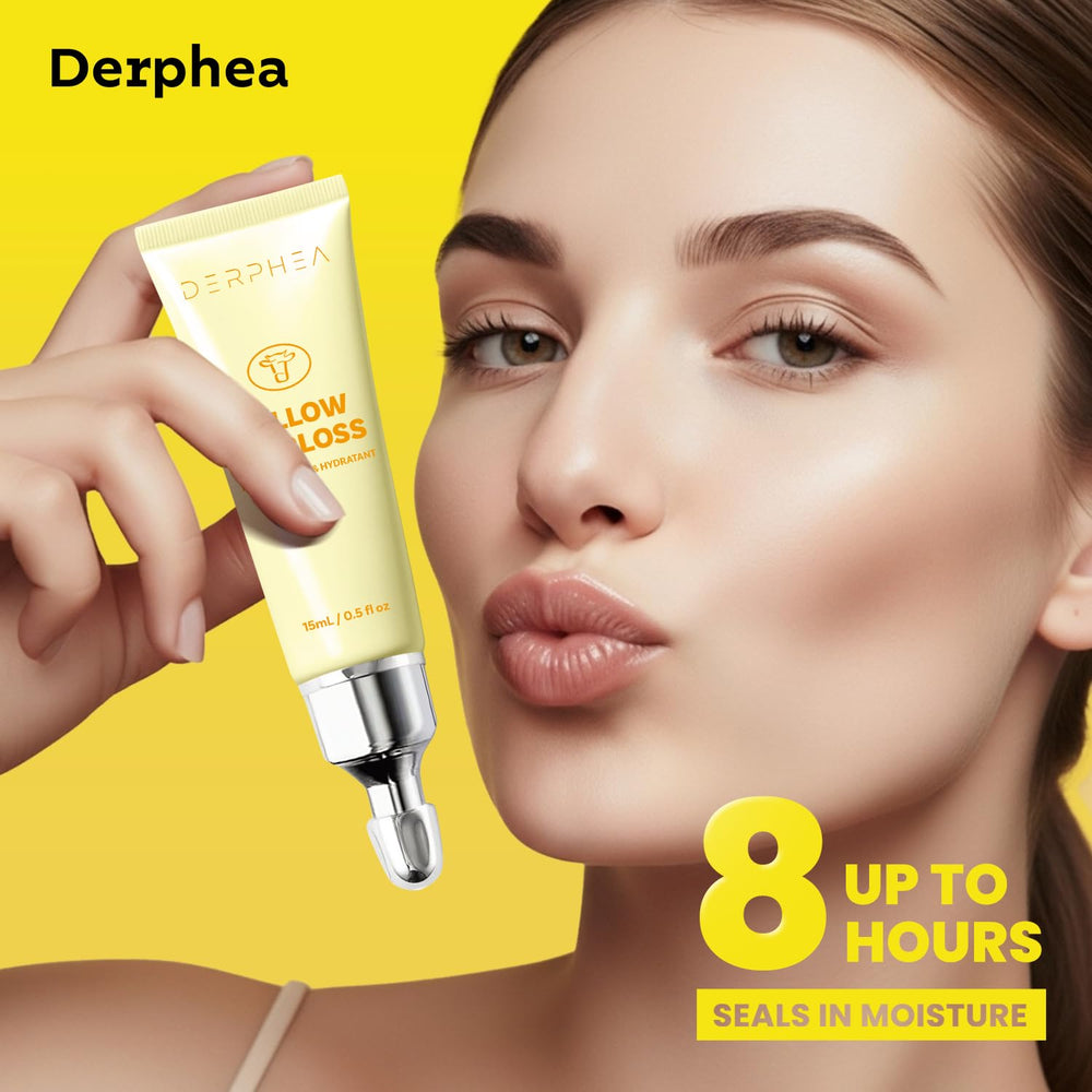 DERPHEA glossy light texture lip balm with non-stick feel