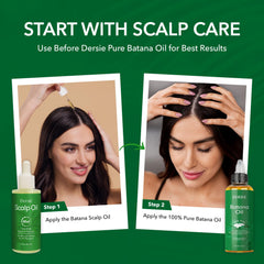 Dersie 60ml travel-size bottle enables on-the-go scalp care