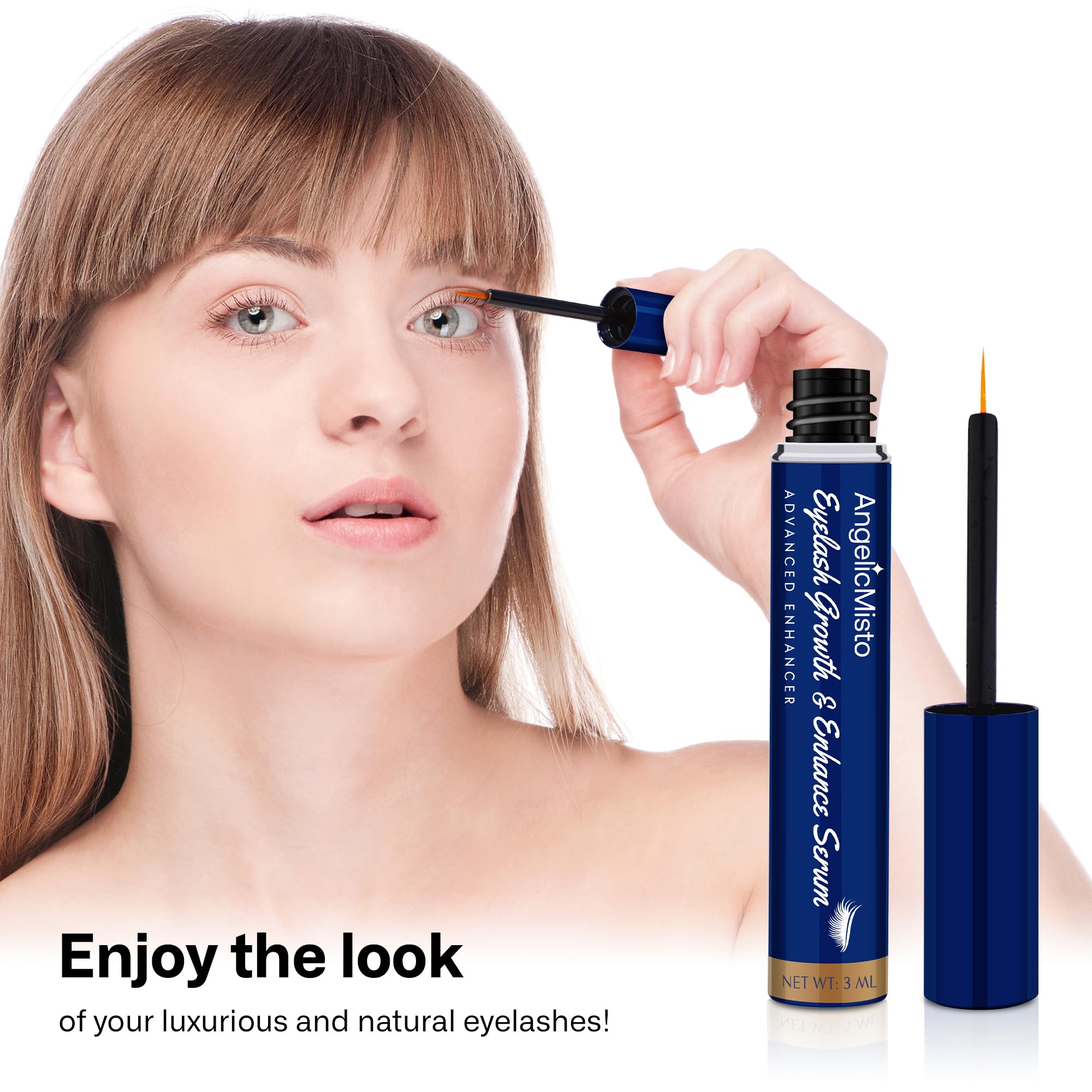 Dersie Eyelash Growth Serum precise applicator detail for lash-line precision
