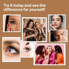 Dersie Eyelash Growth Serum texture on skin shows light absorption