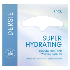 Dersie forehead patches in packaging offering discreet nightly wrinkle solution.