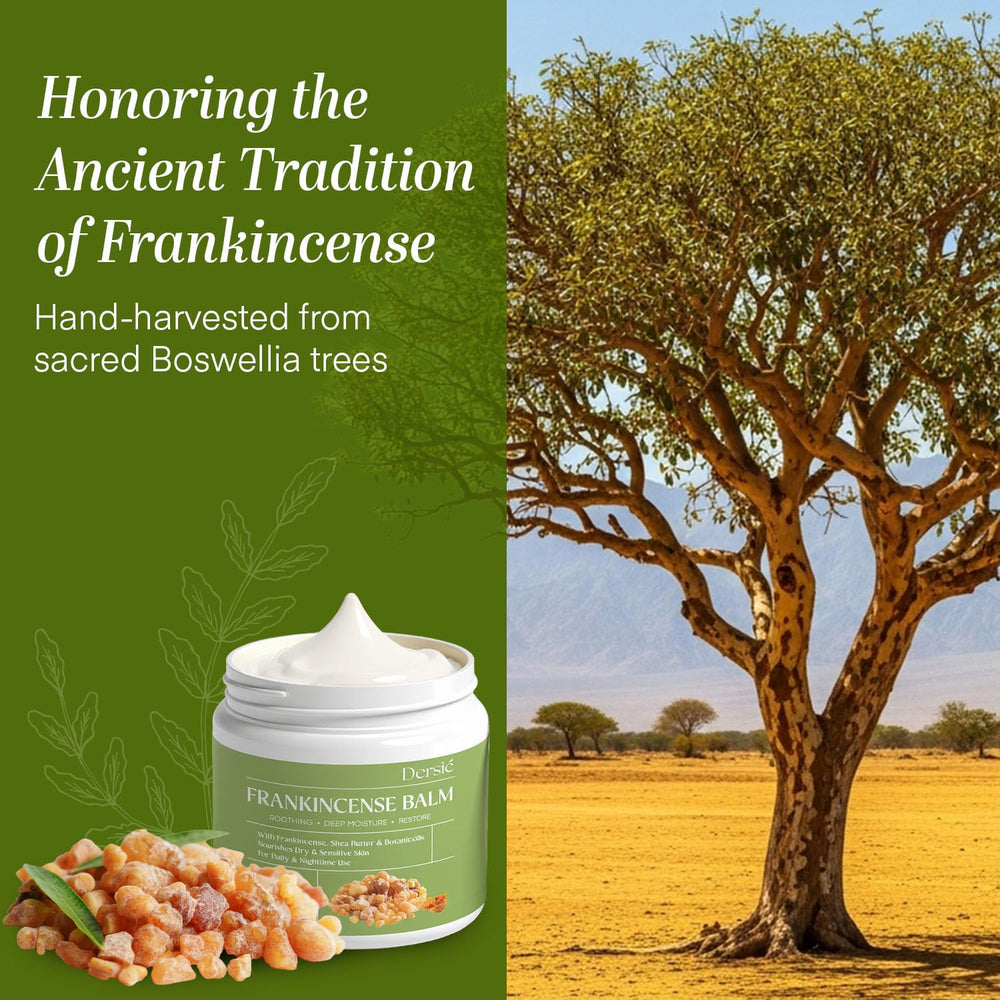 Dersie Frankincense Balm knees-hips application supports active recovery