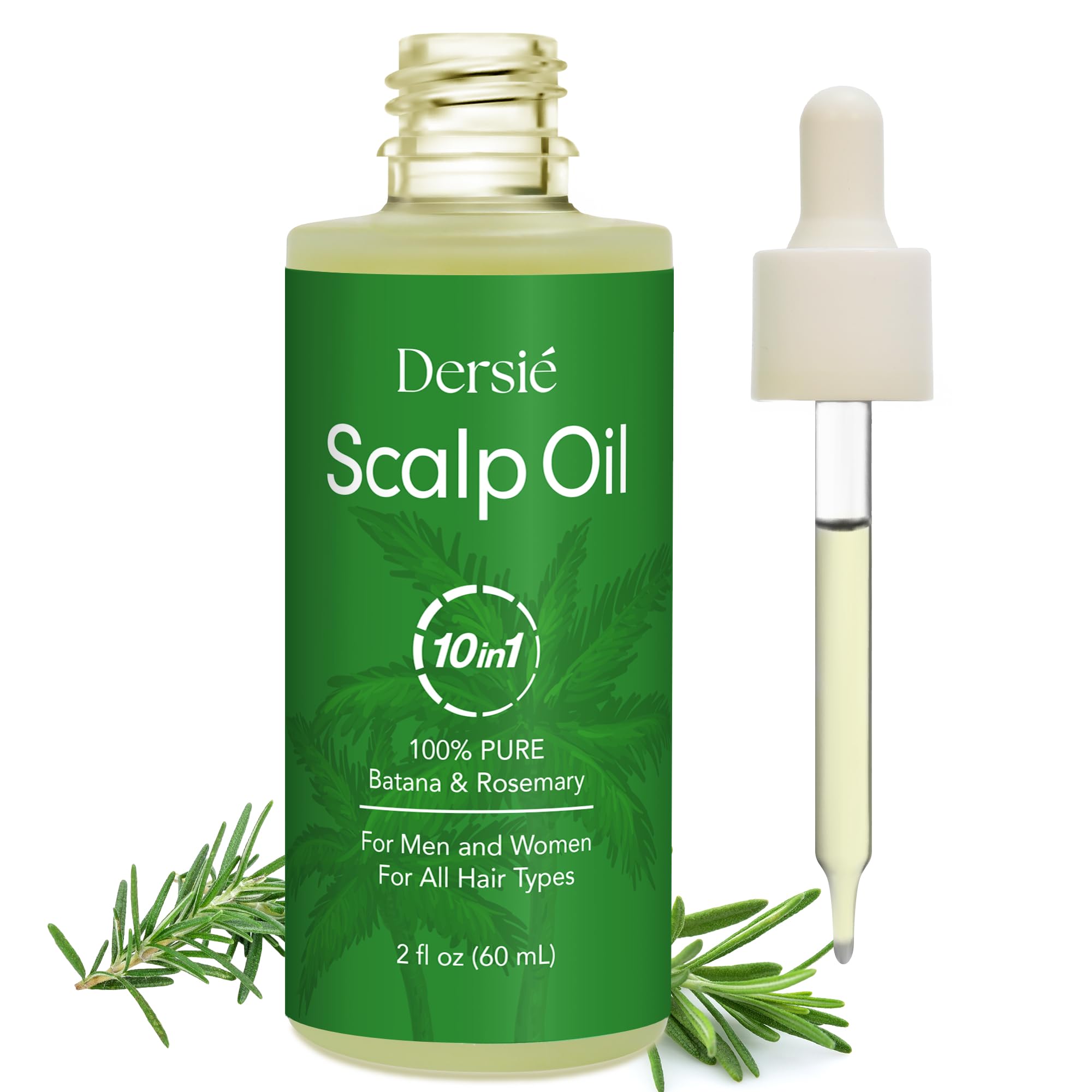 Dersie scalp oil bottle pour for easy application and nourished follicles