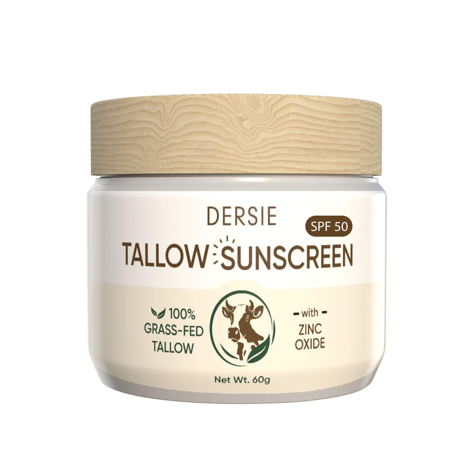 Dersie Tallow Sunscreen balm texture application on skin offering smooth glide