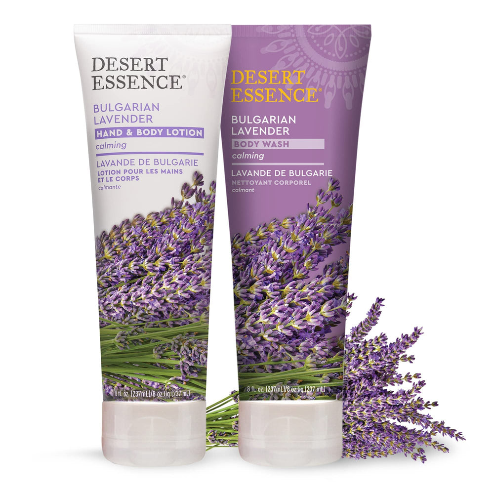 Desert Essence Bulgarian Lavender Body Wash yucca cactus components emphasize vitamin-rich nourishment.