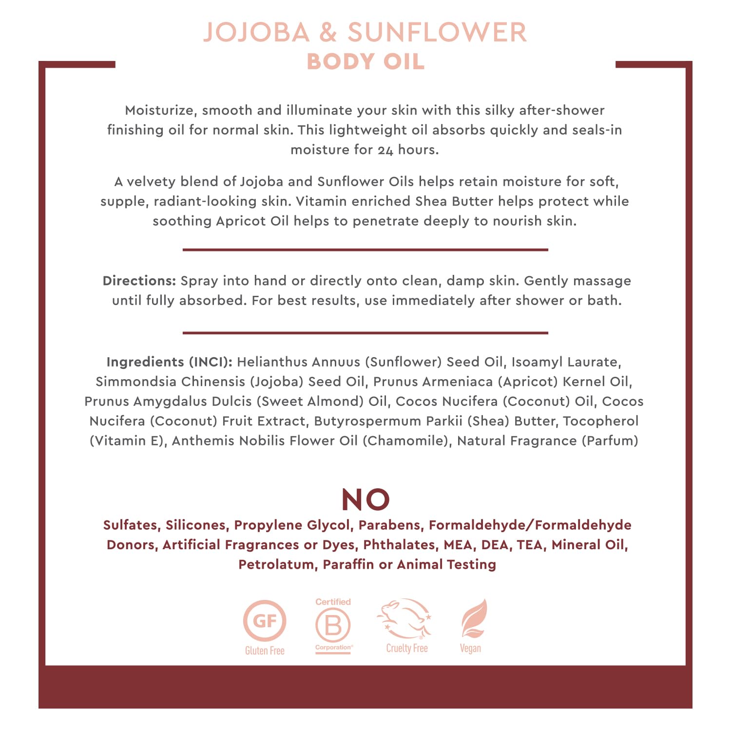 Desert Essence fast-absorbing jojoba oil leaves skin nourished without greasiness