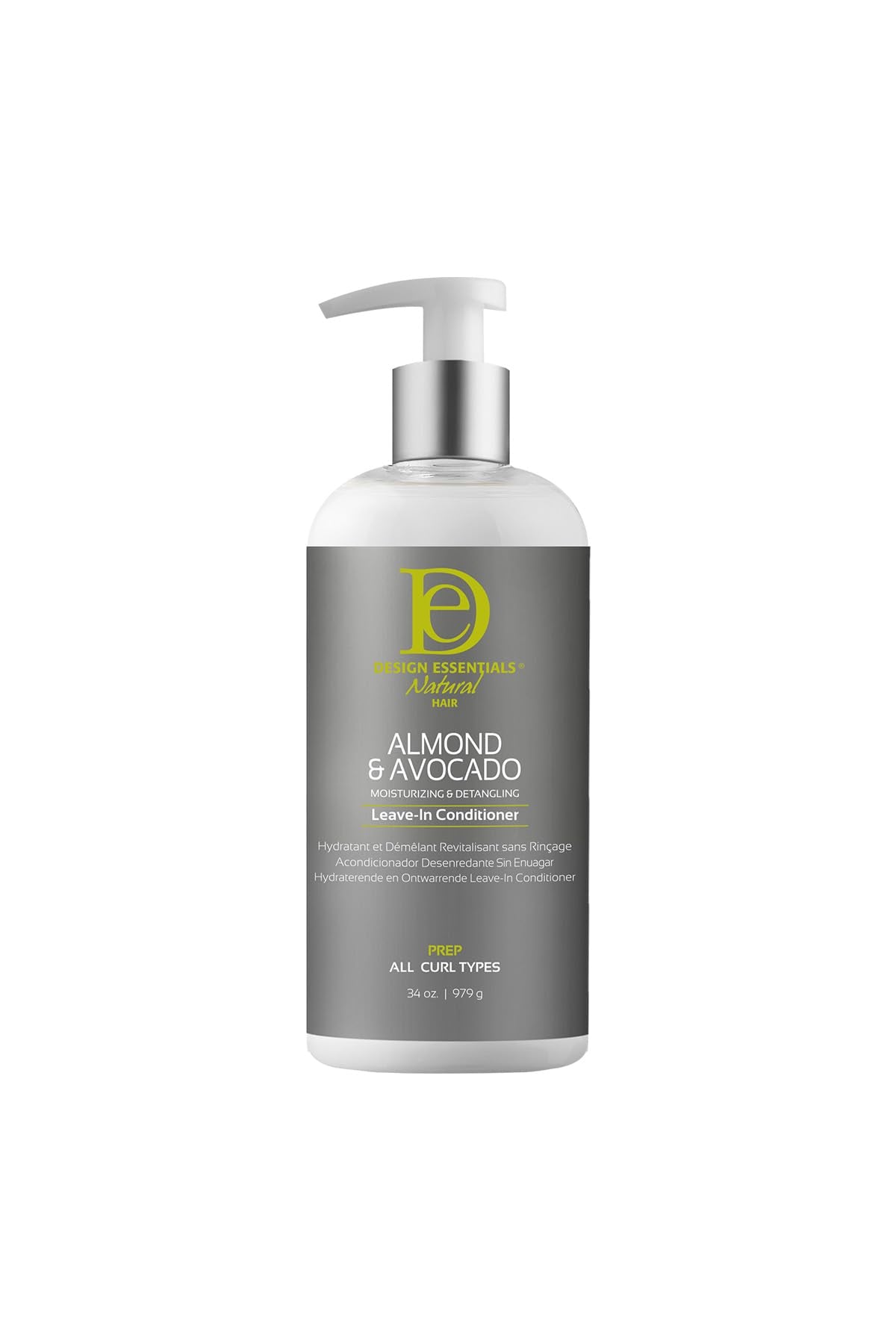 Design Essentials Almond & Avocado Leave-In Bottle delivers lasting moisture for soft, defined curls