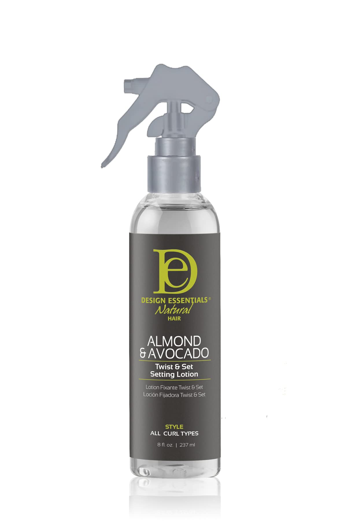 Design Essentials Natural Twist and Set Lotion bottle for quick styling and hold.