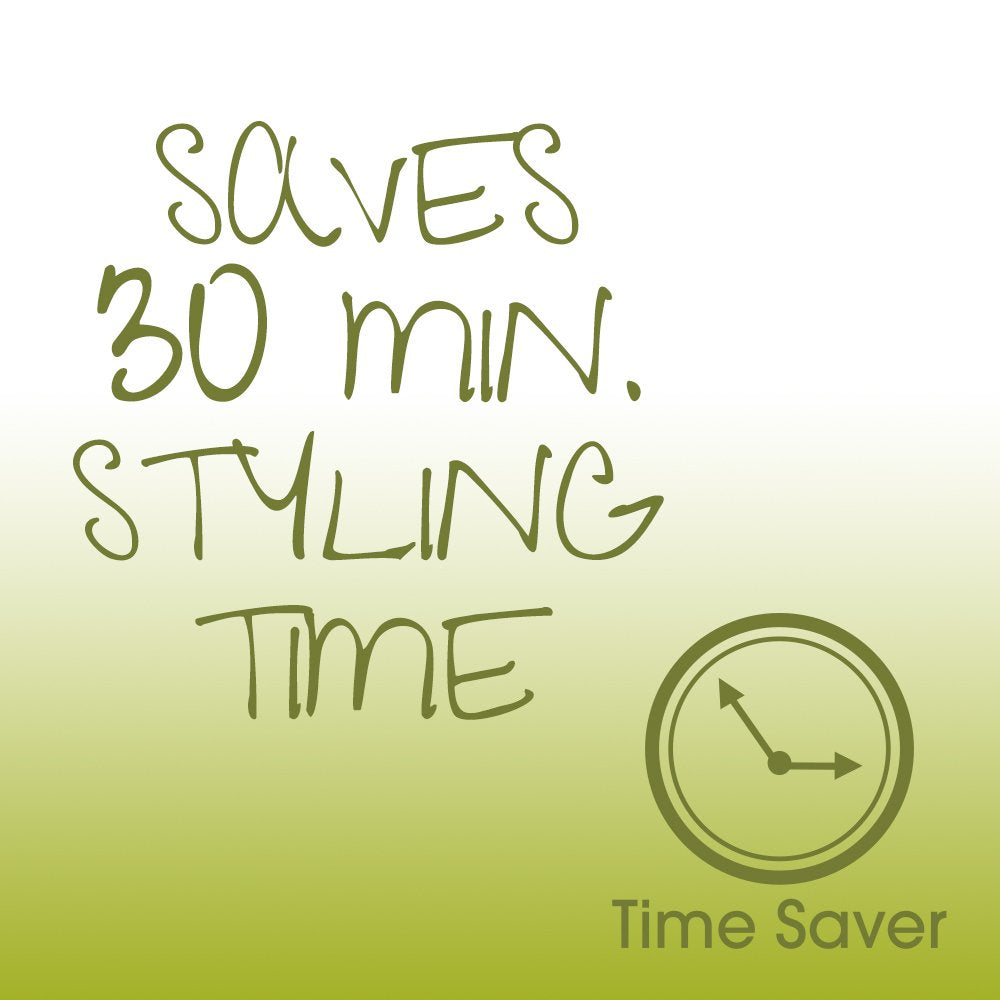 Closeup texture with Design Essentials Twist and Set Lotion.
