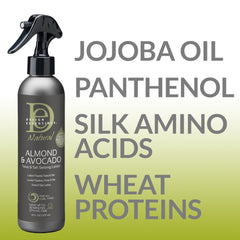 Label closeup on Design Essentials Natural Twist and Set Lotion packaging.