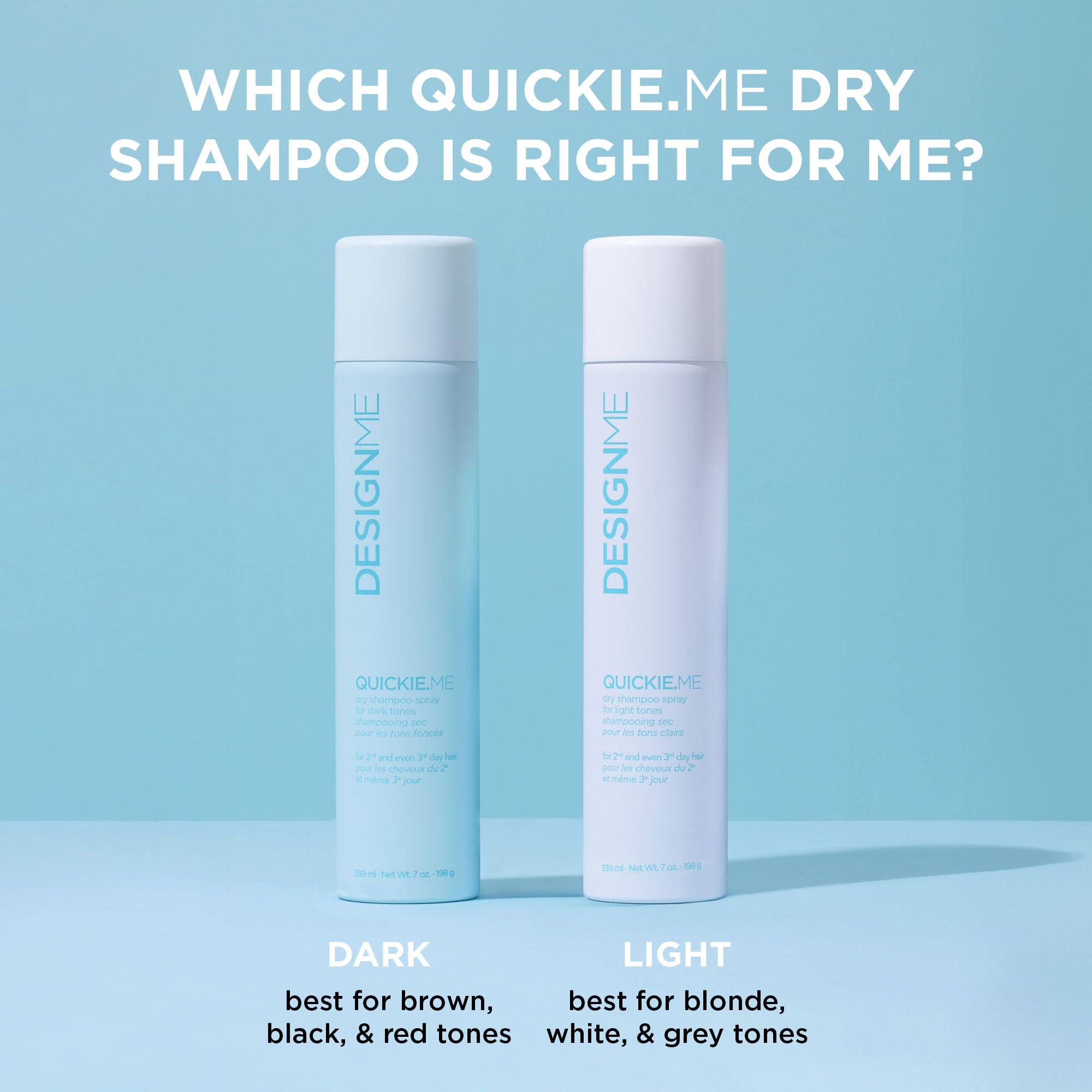 Design.Me QUICKIE.ME Dry Shampoo travel spray for on-the-go refresh