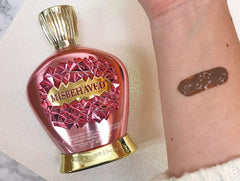 Close-up of misbehaved lotion texture for a velvet-smooth feel