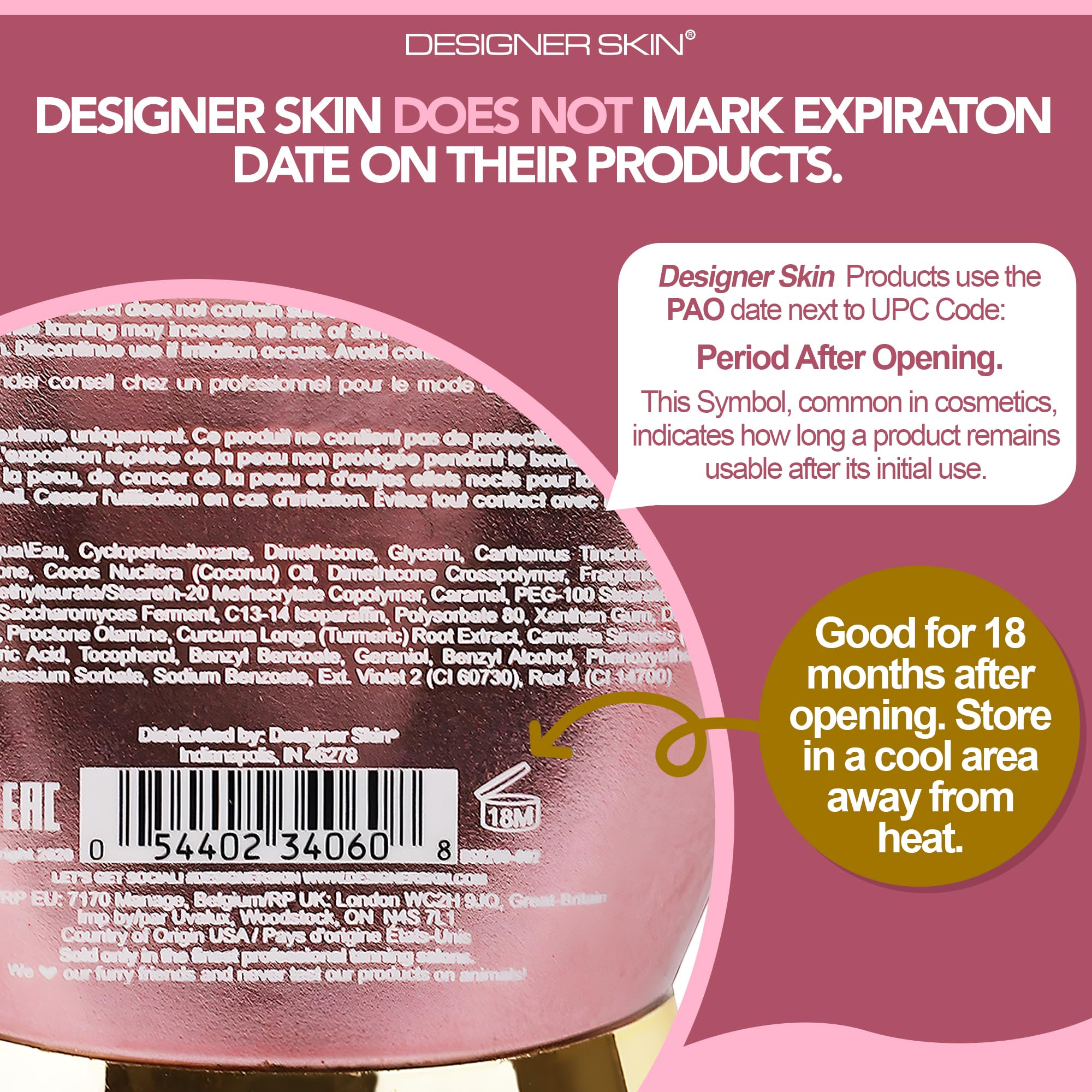 Designer Skin Misbehaved 70X bronzer silicone blend supports smooth, even coverage