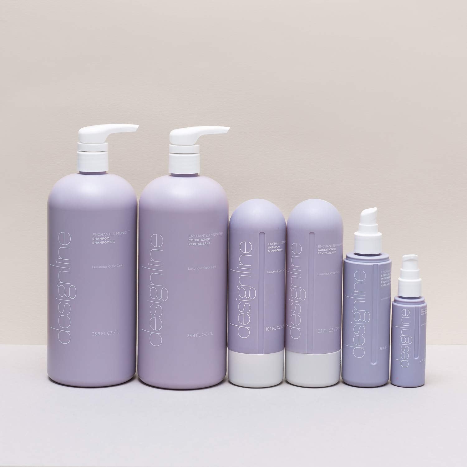 DESIGNLINE Enchanted Midnight Shampoo with argan oil, rich lather.