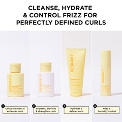 Design.Me Bounce.ME curl conditioner bottle nourishes and detangles.
