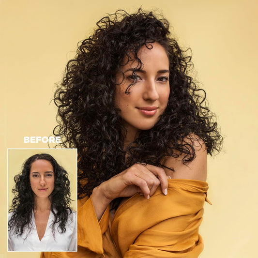 Design.Me Bounce.ME curl cream jar adds definition and moisture.