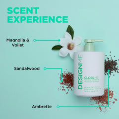 Design.Me Hydrating Conditioner moringa oil helps color retention.