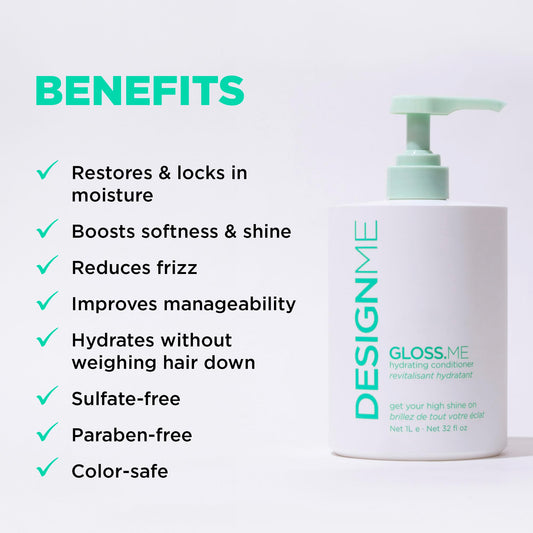 Design.Me conditioner pump in use for even distribution.