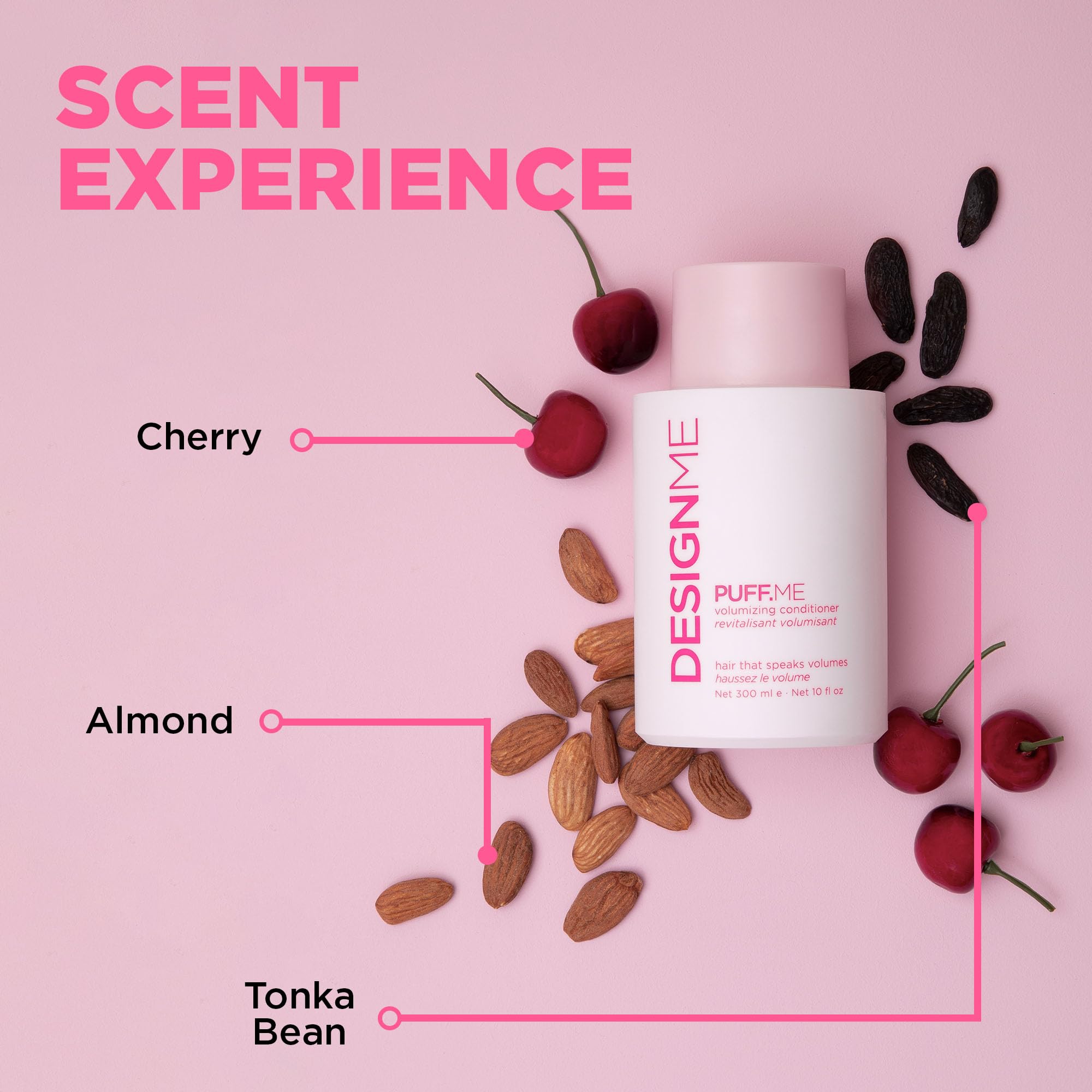 Design.Me Puff.ME volumizer application scene for easy volume boost.