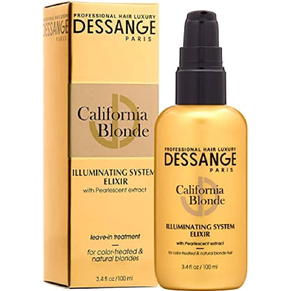 Dessange Paris Illuminating Elixir Leave-in 3-4oz bottle for radiant shine and smoother styling.