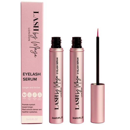 Detllou Lash by Maya serum bottle with gentle botanical formula for delicate lashes.