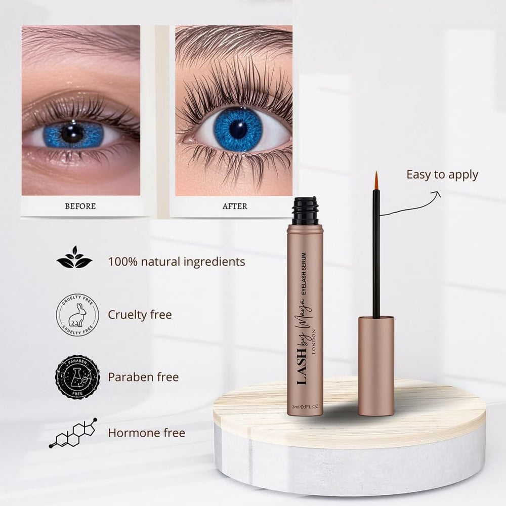 Detllou Lash by Maya serum duo-pack on display for value and convenience.