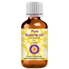dve herbes Pure Rosehip Oil bottle 30ml in amber glass preserves potency for skincare
