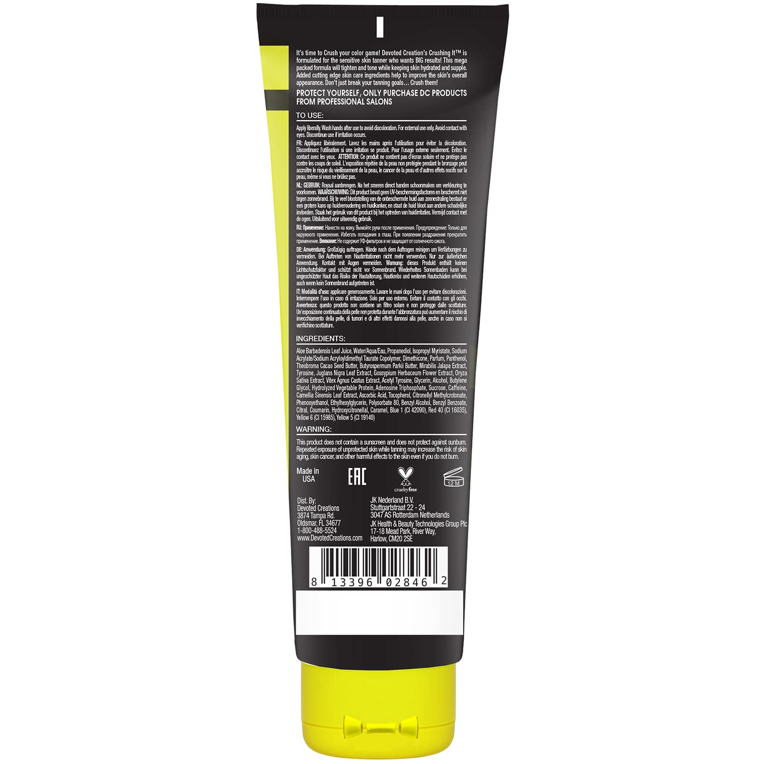 Crushing It texture close-up shows creamy, fast-absorbing formula