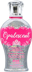 Devoted Creations Opalescent Tanning Lotion bottle with holographic shine for radiant color.