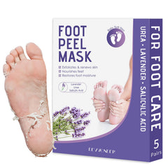 Devyonder Foot Peeling Mask Pack opened for at-home spa care.